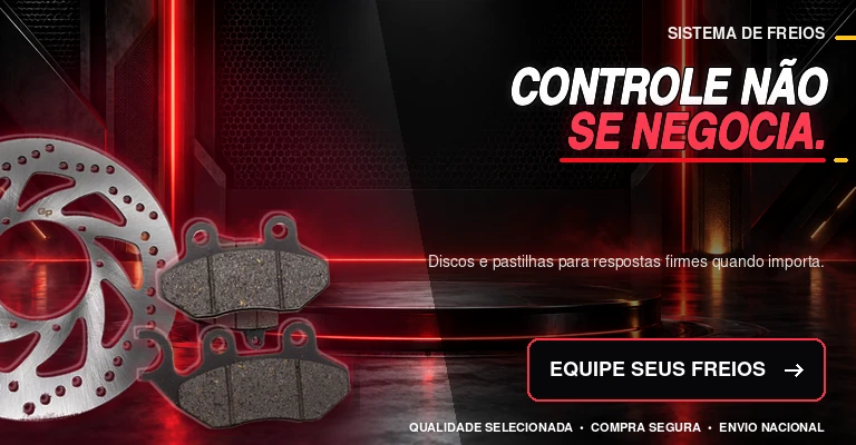 Freios — controle total.