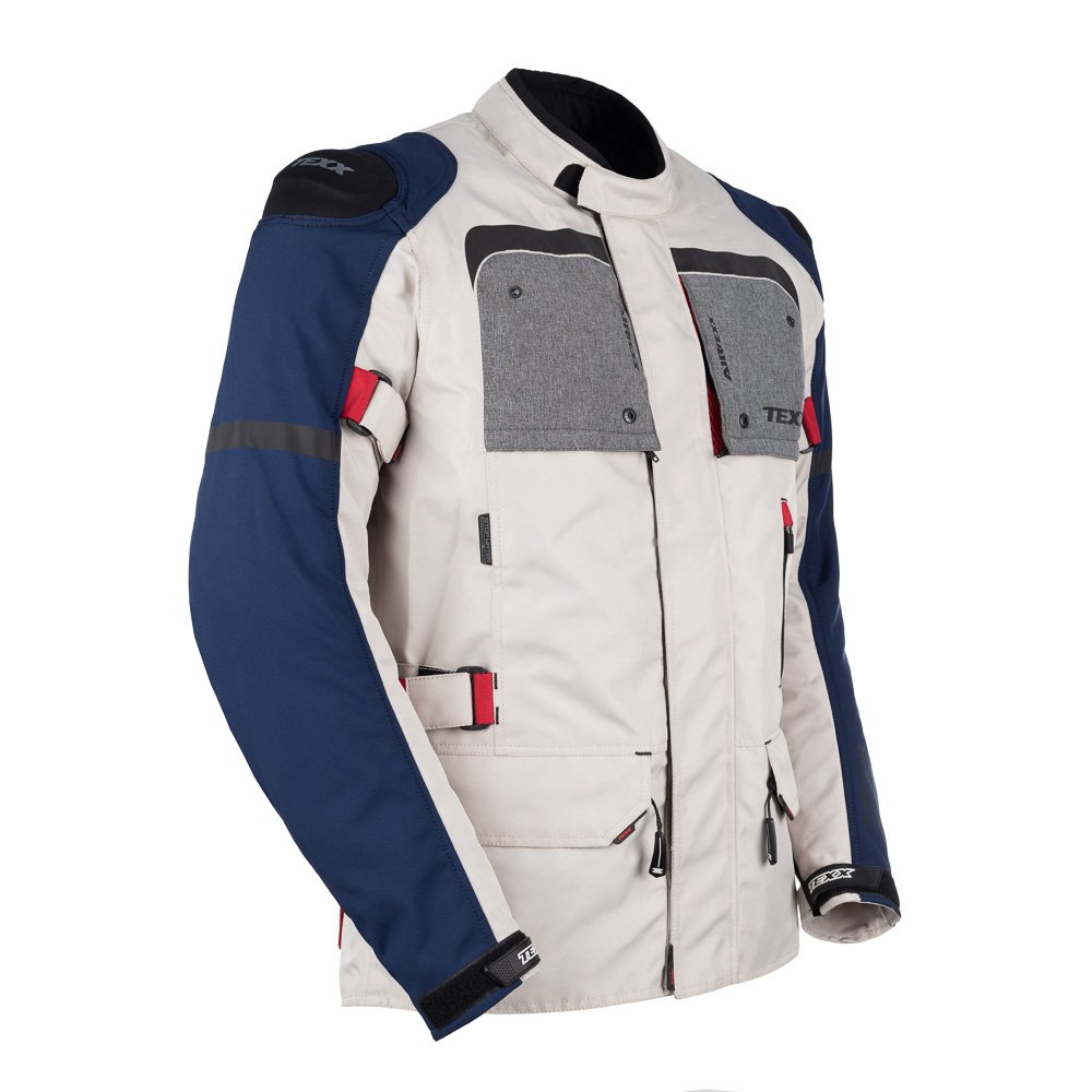 JAQUETA TEXX ARMOR MASC BRANC AZUL VERM CINZ XL