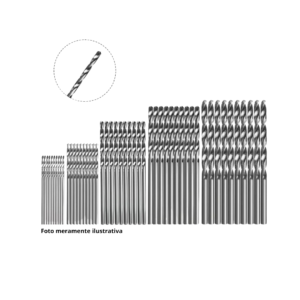 KIT DE BROCAS HSS PARA PREPARAÇÃO DE CARBURADORES