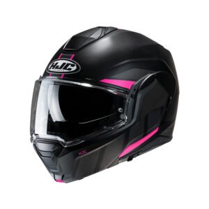 CAPACETE HJC I100 180 BEIS PRETO CHUMBO E ROSA 56