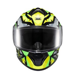 CAPACETE TEXX FECHADO SPIHE MAASAI CINZA VERDE 62