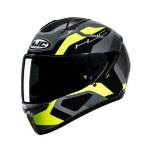 CAPACETE HJC C10 TINS CINZ VERD PRET 58