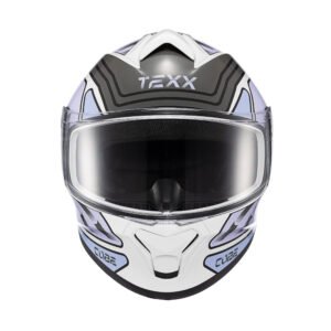 CAPACETE TEXX FECHADO SPIHE CUBE ROSA LILAS BRANCO 58