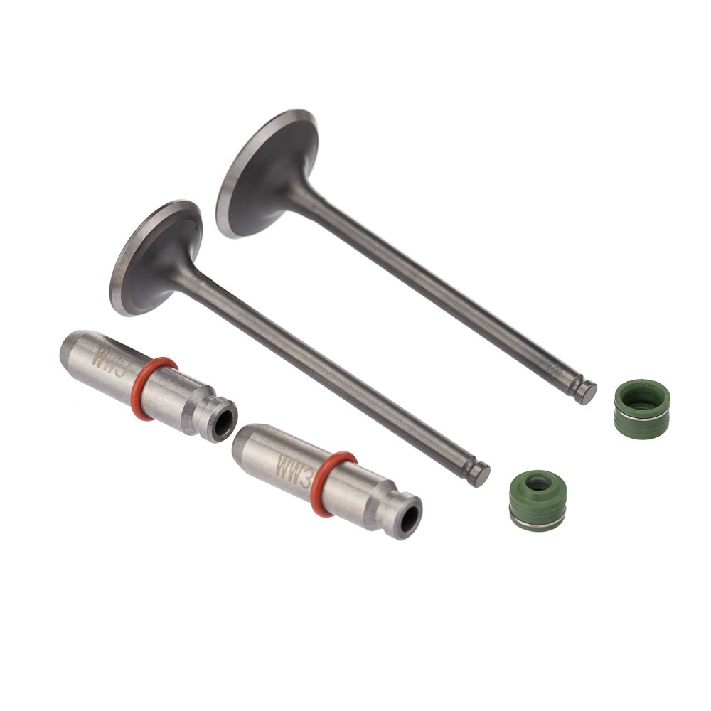 VALVULA GUIA E RETENTOR KIT (6PCS) WW3 CG 150 04/08 +0.10 RET. V