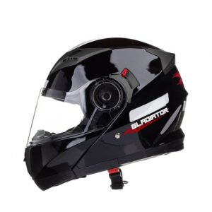 CAPACETE TEXX ESCAMOT GLADIATOR PRET BRILHANTE 56