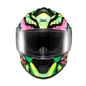 CAPACETE TEXX FECHADO SPIHE MAASAI VERDE ROSA 60