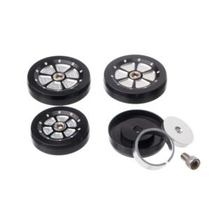 TAMPA DECORATIVA QUADRO MOTO X (PAR) KAW-NINJ250R PRETA