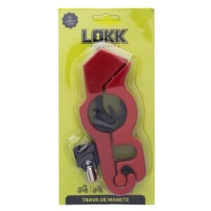 TRAVA DE MANETE LOKK SECURITY VERMELHO