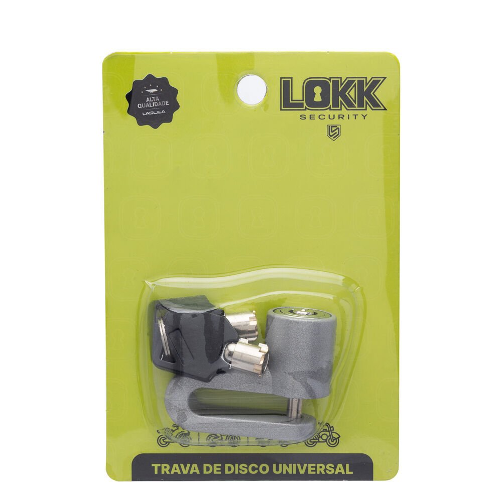 TRAVA DE DISCO LOKK SECURITY UNIVERSAL PRATA