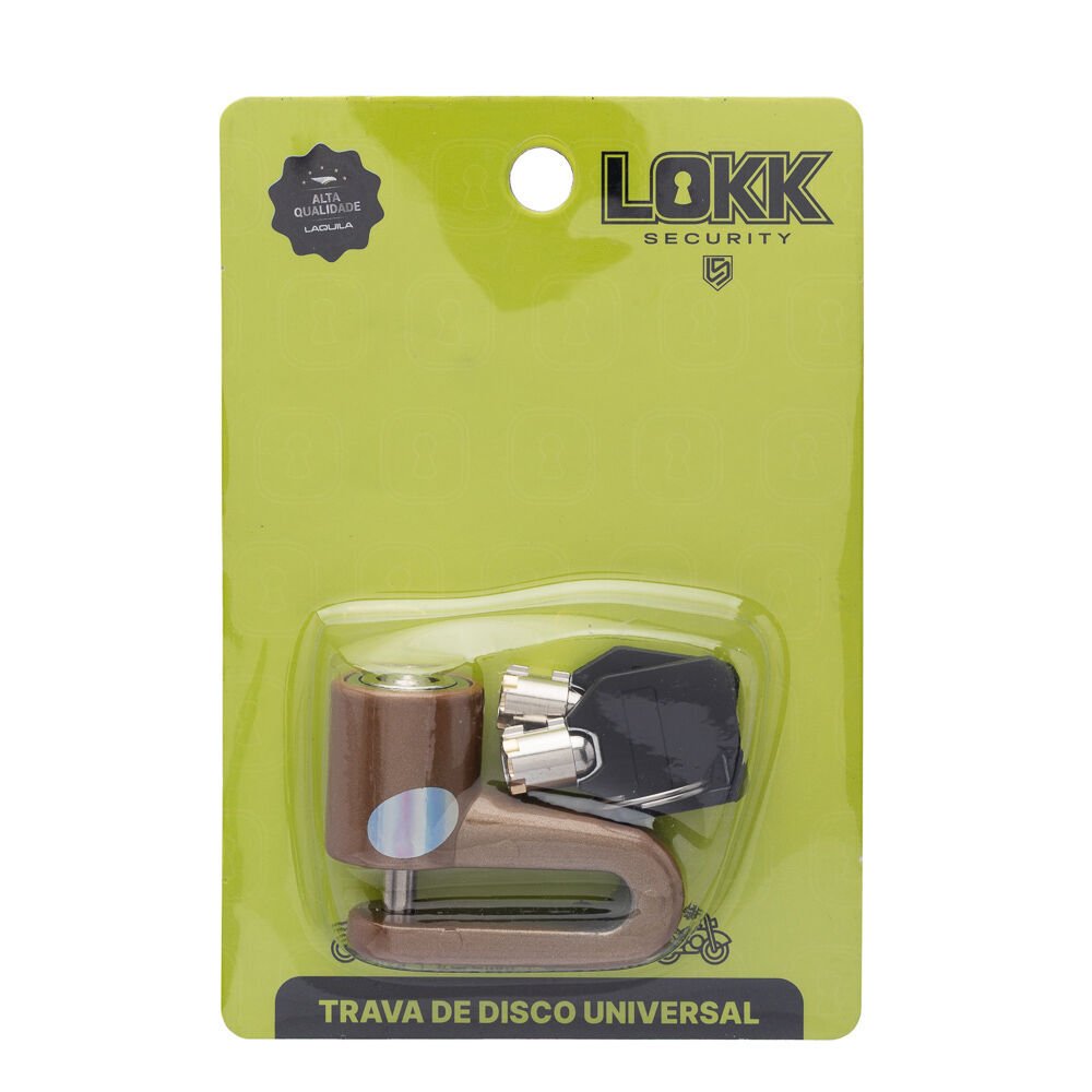 TRAVA DE DISCO LOKK SECURITY UNIVERSAL DOURADO
