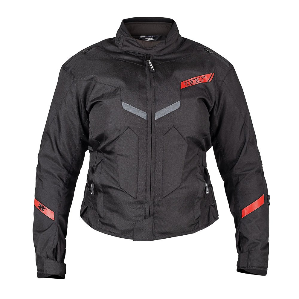 JAQUETA TEXX NEW STRIKE V3 LD FEM PRET VERM XL