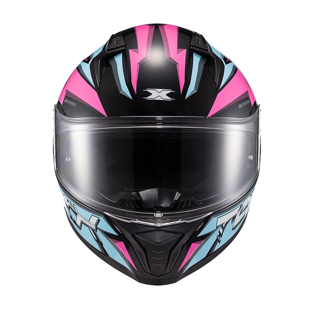 CAPACETE TEXX FECHA RAPTOR GENESIS AZU ROS BRANC BRIL 64