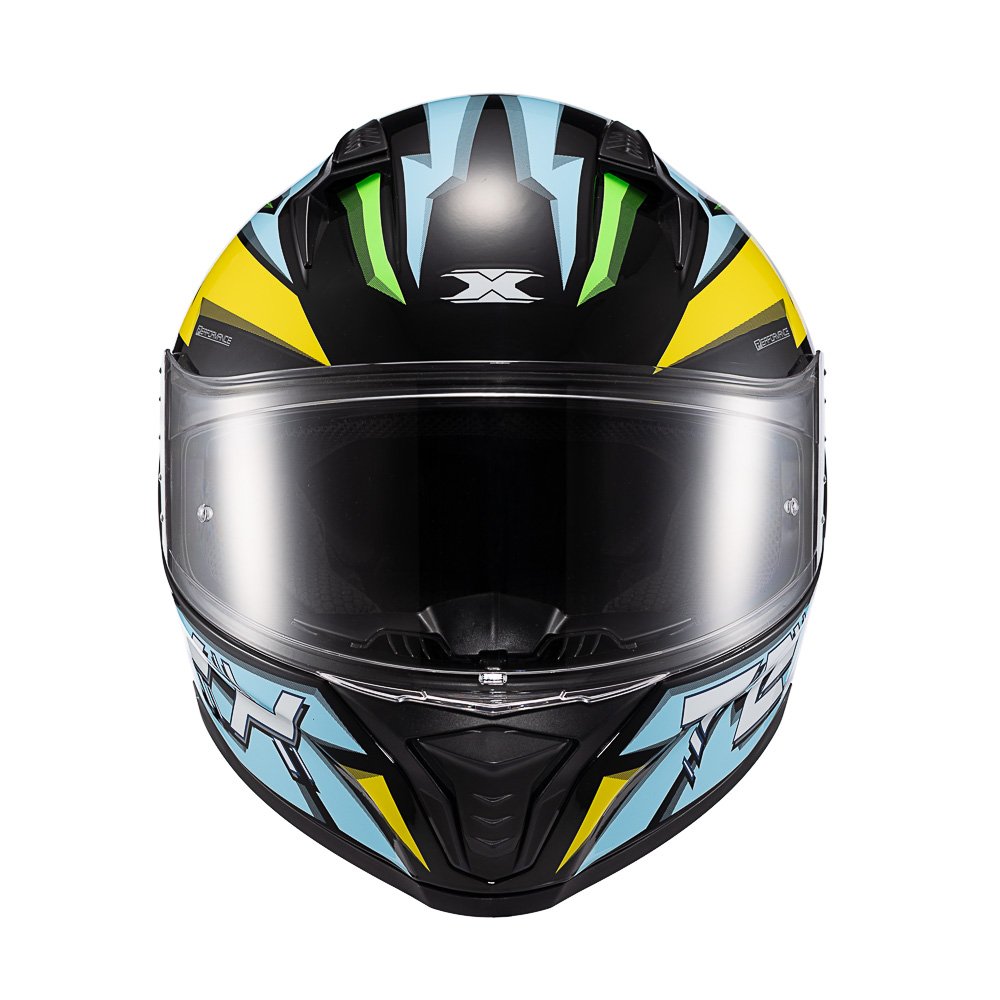 CAPACETE TEXX FECHA RAPTOR GENESIS AZU AMARE BRANC BRIL 64