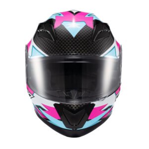 CAPACETE TEXX STRIKE RIDE AZU ROS BRANC PRET BRIL 62