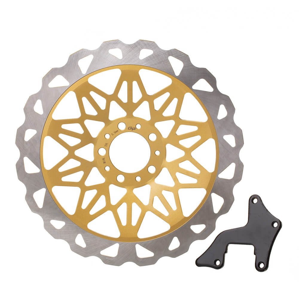 GP7 Disco Dianteiro CG 150 2004 2008 Dourado 320MM Oversiz