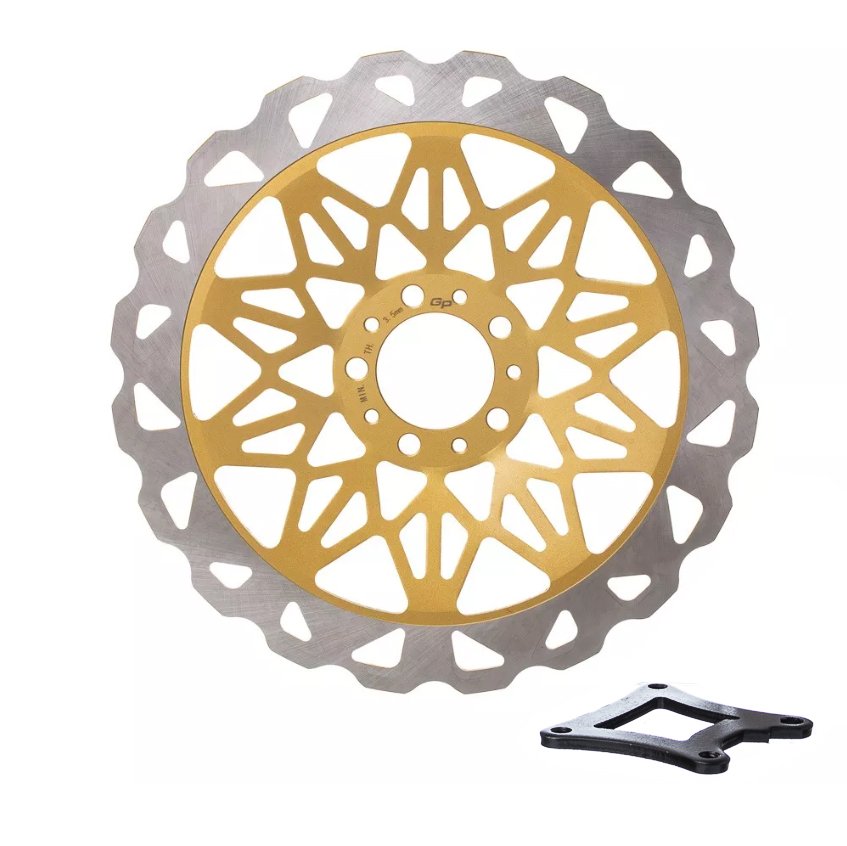 GP7 Disco Dianteiro CG 150 2009 2015 Dourado 320MM Oversiz