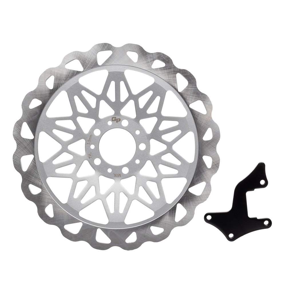 GP7 Disco Dianteiro CG 150 2004 2008 Prata 320MM Oversize