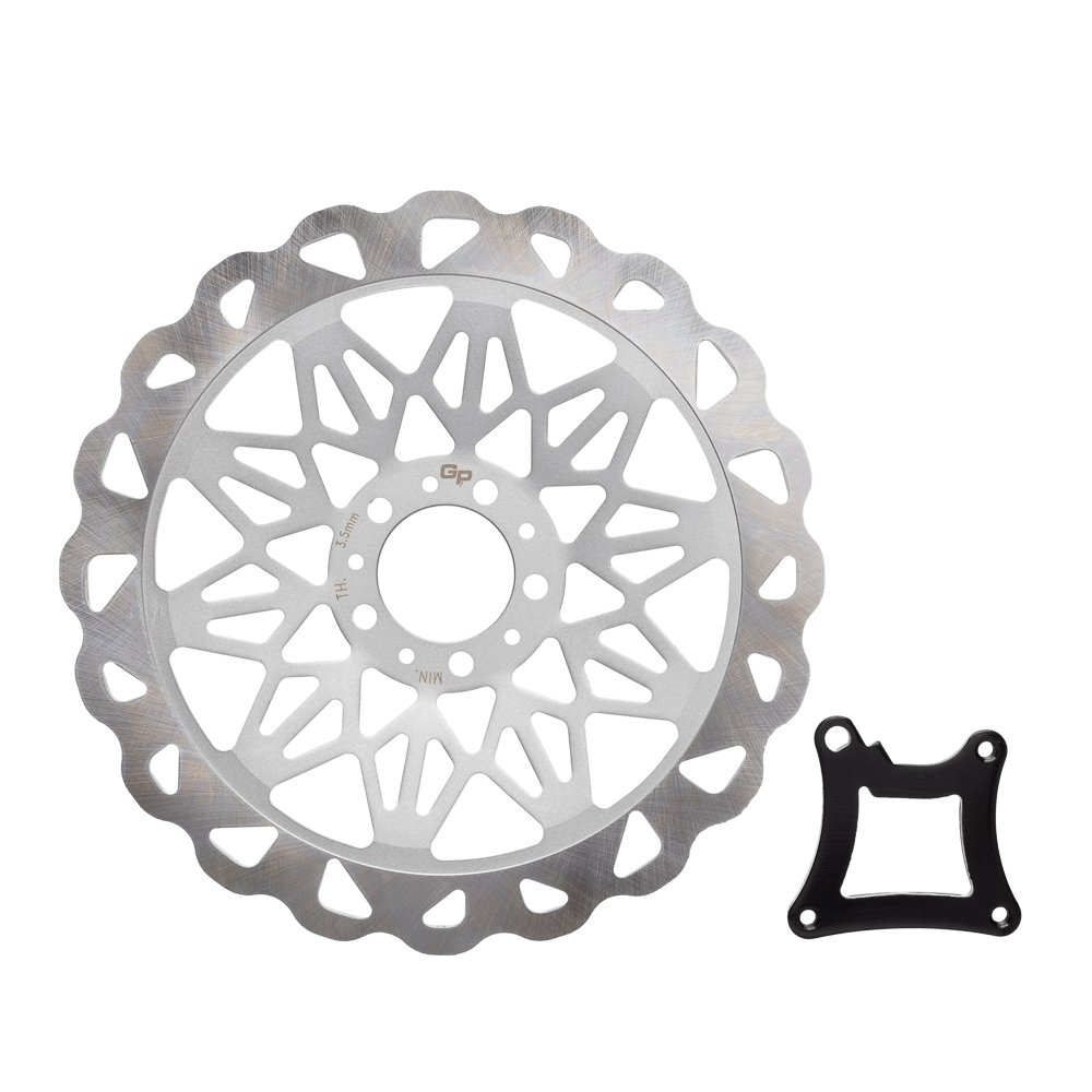 GP7 Disco Dianteiro CG 150 2009 2015 Prata 320MM Oversize