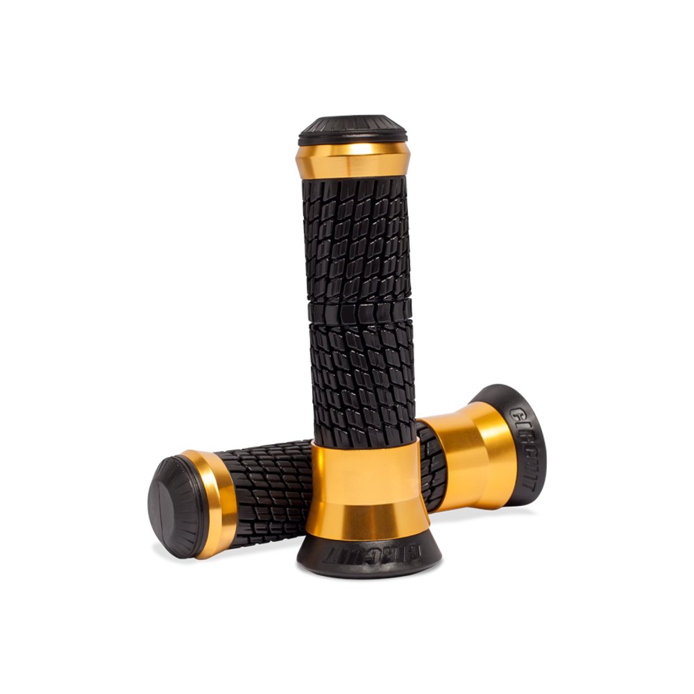 CIRCUIT Manopla Honda Storm Preto/Dourado - Par