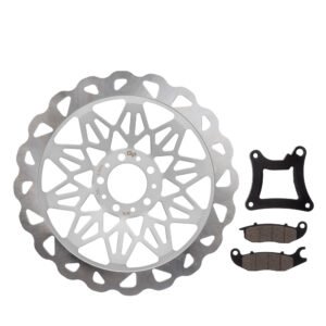 GP7 Disco Dianteiro com CG 150 2009 2015 320MM Prata - Kit