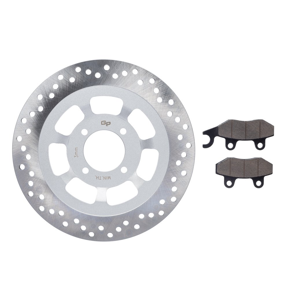 GP7 Disco Dianteiro com Pastilha de YBR 125 2000 2008 - Kit