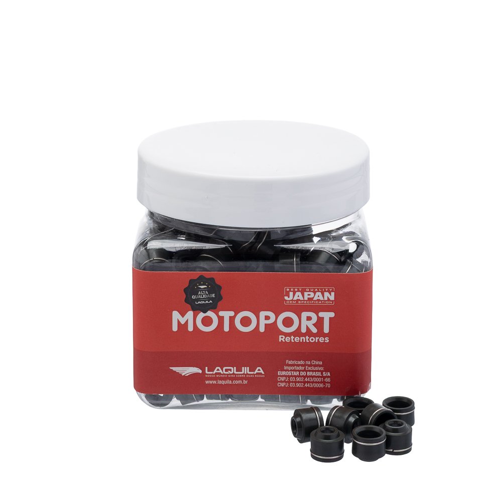 Motoport Retentor Válvula Pote com 250 Yamaha FAZER 150
