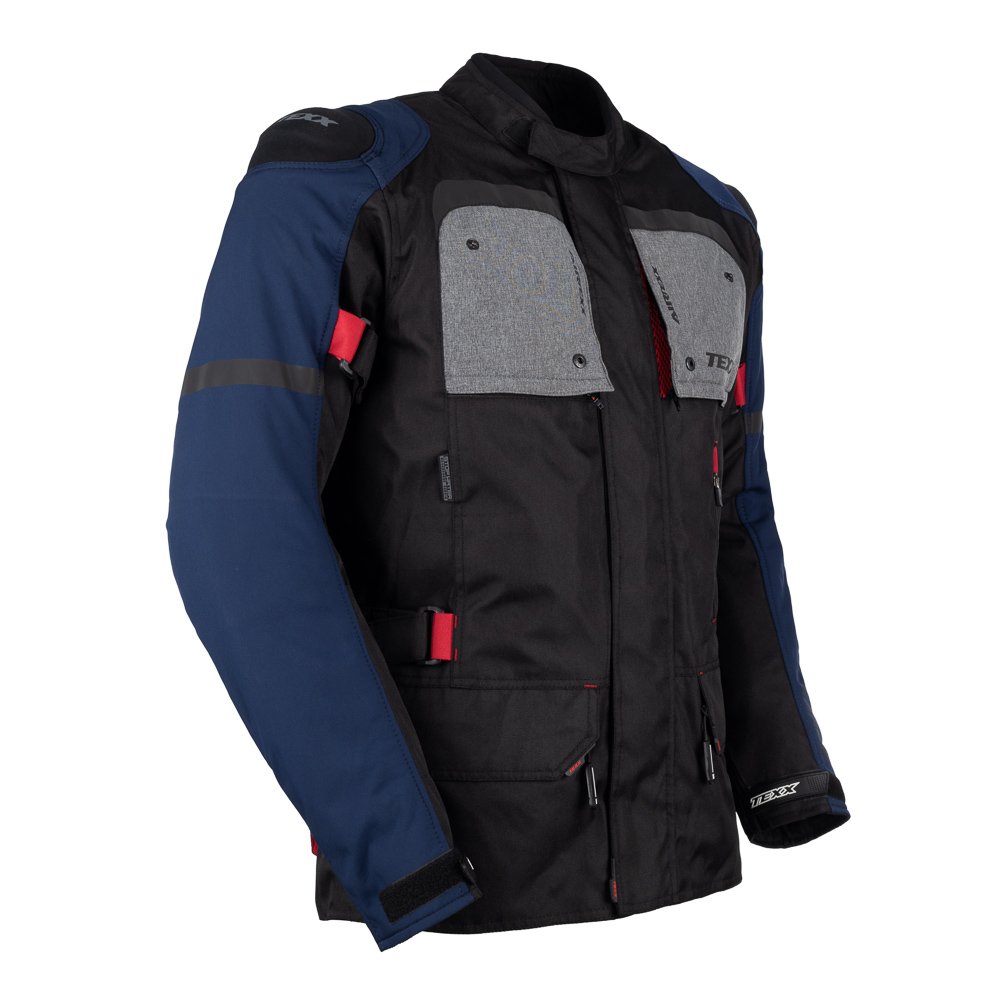 TEXX Jaqueta Armor Masc Pret Azul Verm Cinz 4XL - Unid
