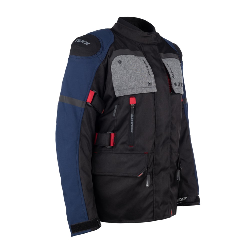 TEXX Jaqueta Armor LD Fem Pret Azul Verm Cinz L - Unid