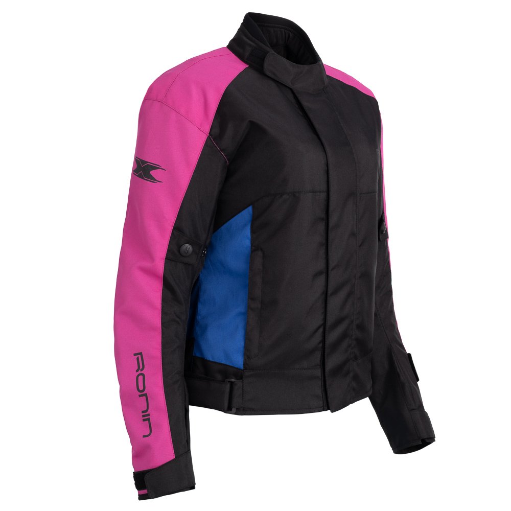 TEXX Jaqueta Ronin V2 LD Fem Pret Rosa Azu XXL 2XL - Unid
