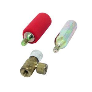 Kit Encher para Pneu Bering Bikes Valv + 2 CO2 16G - Par