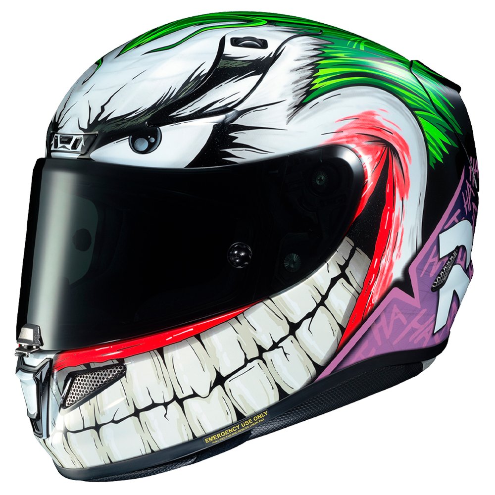 HJC Capacete Rpha 11 DC Joker Verde e Roxo 55 - Unid