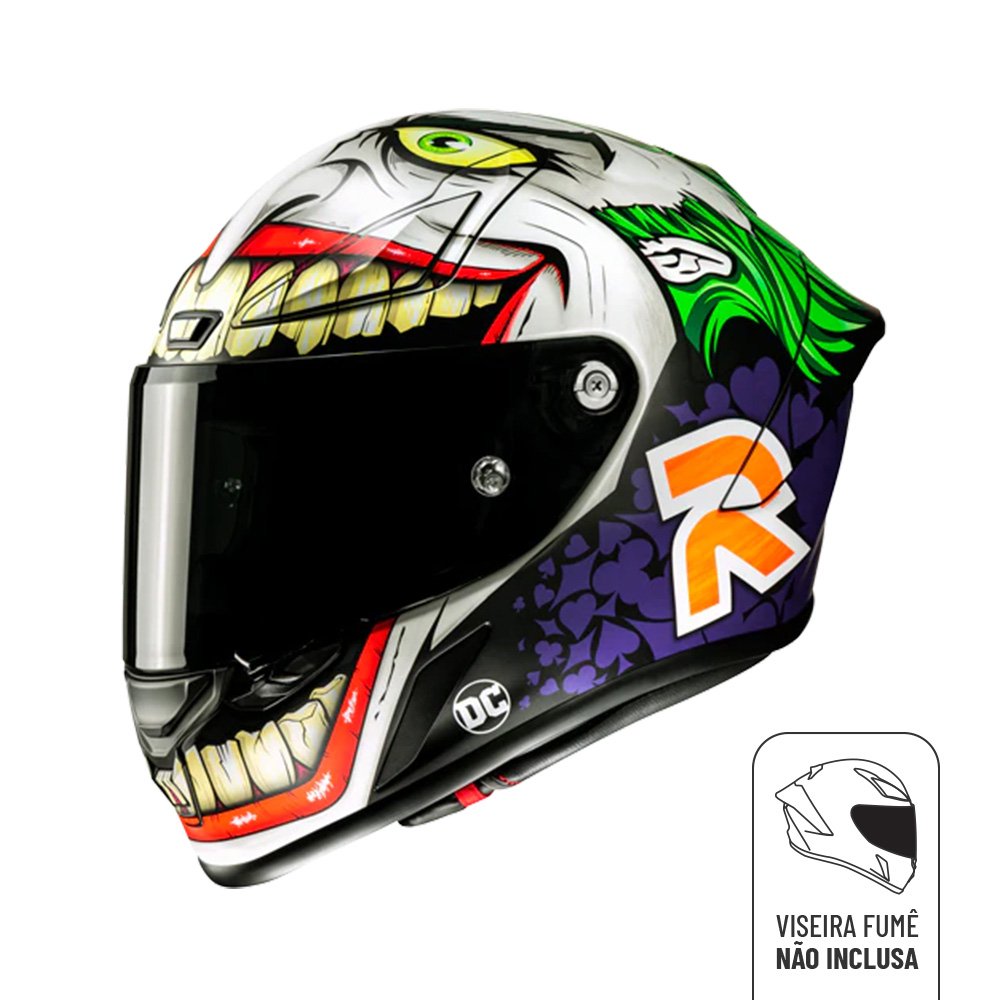 HJC Capacete Rpha 1 Joker DC Comics 61 - Unid