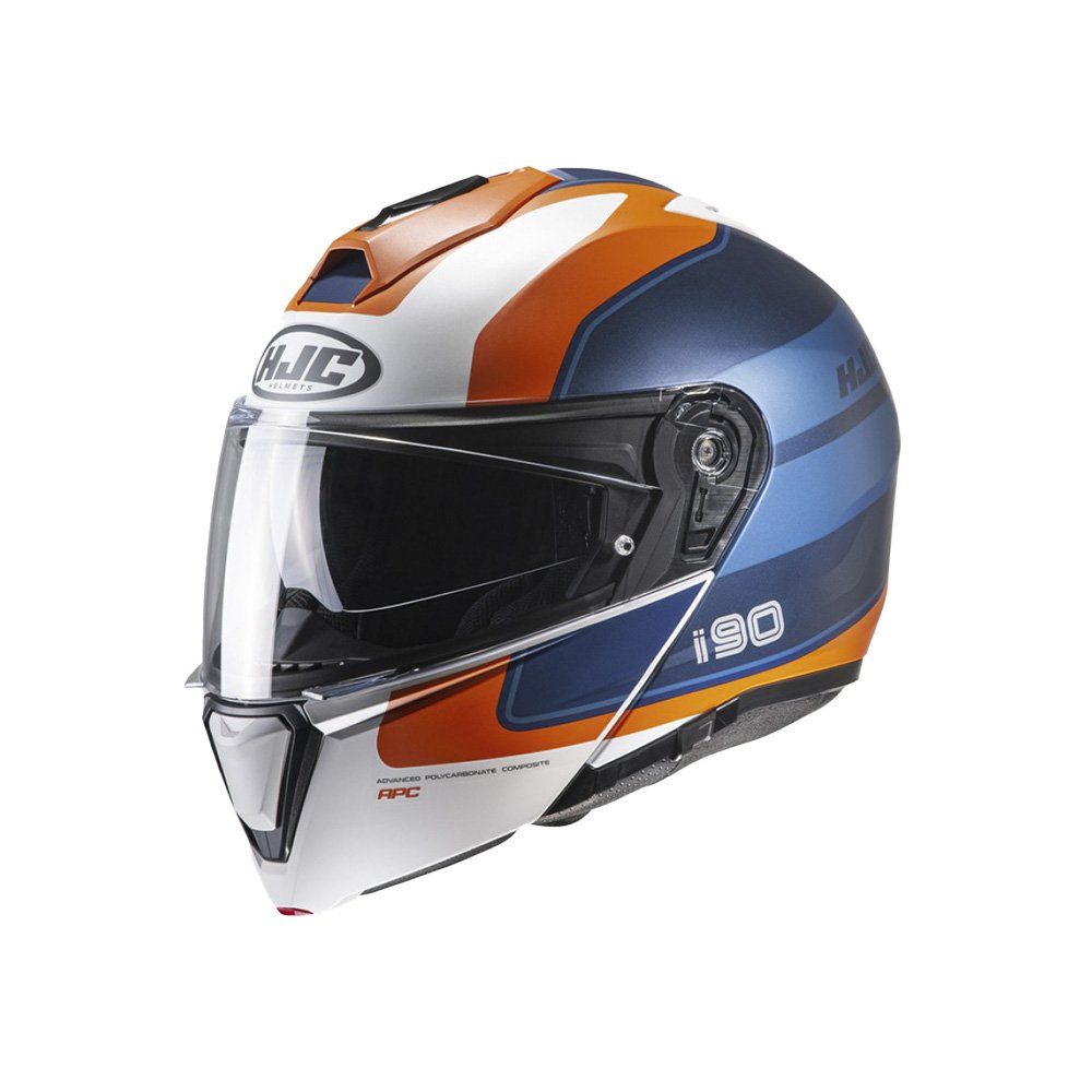 HJC Capacete I90 Wasco Azul Laranja e Branco 63 - Unid