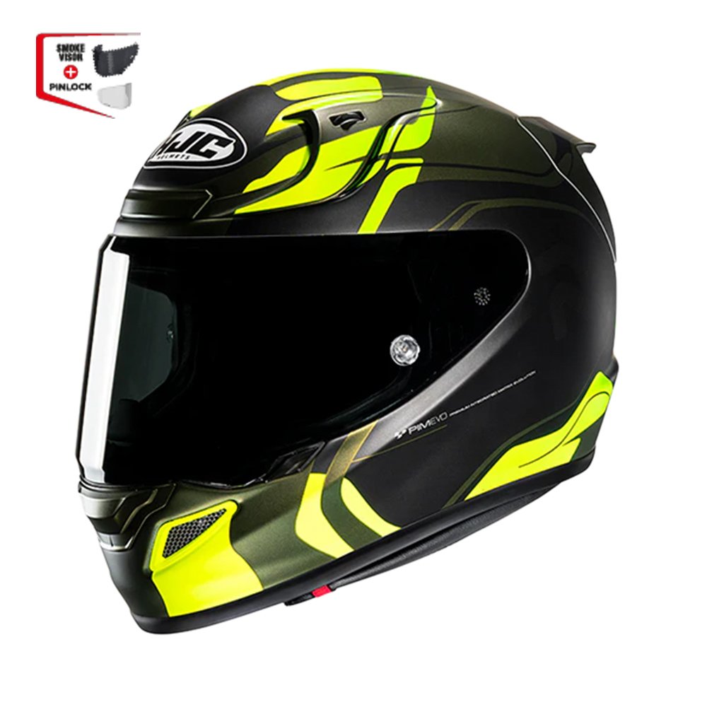HJC Capacete Rpha 12 Lawin Pret Verd 56 - Unid