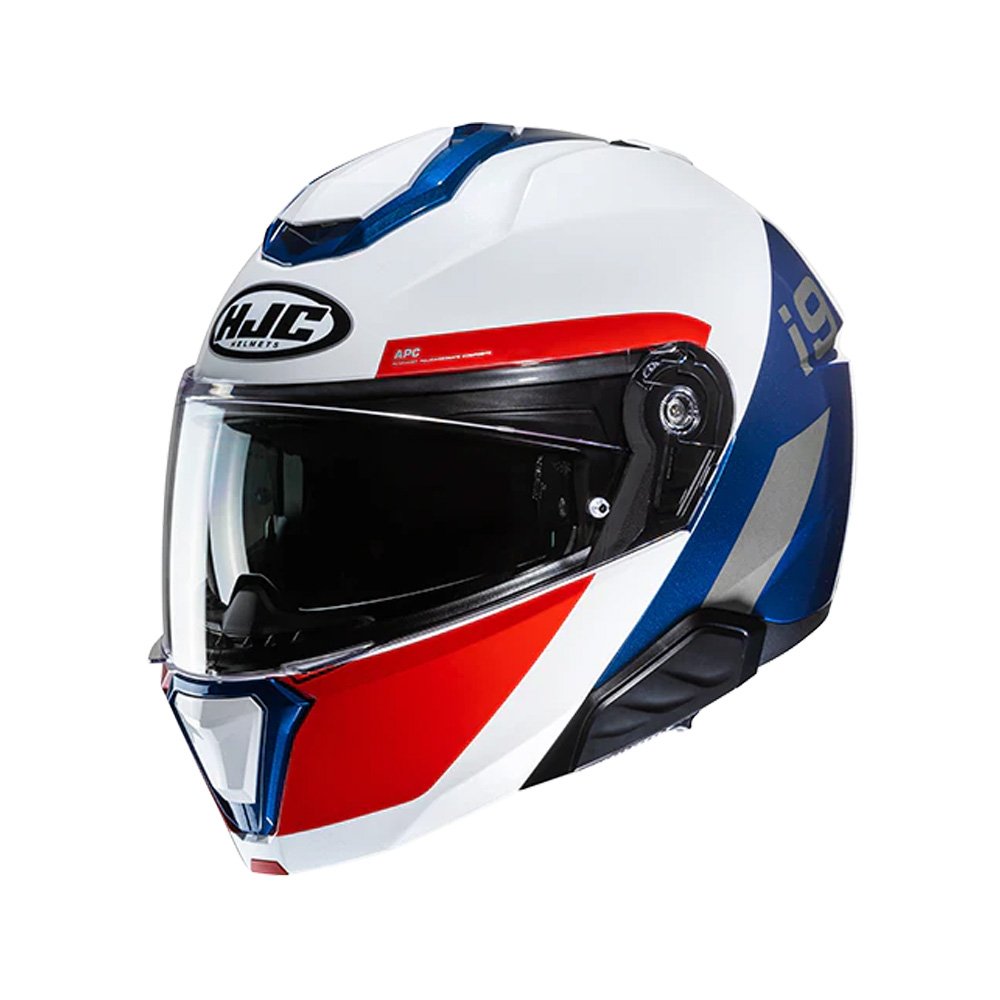 HJC Capacete I91 Bina Branc Verm Azu 56 - Unid