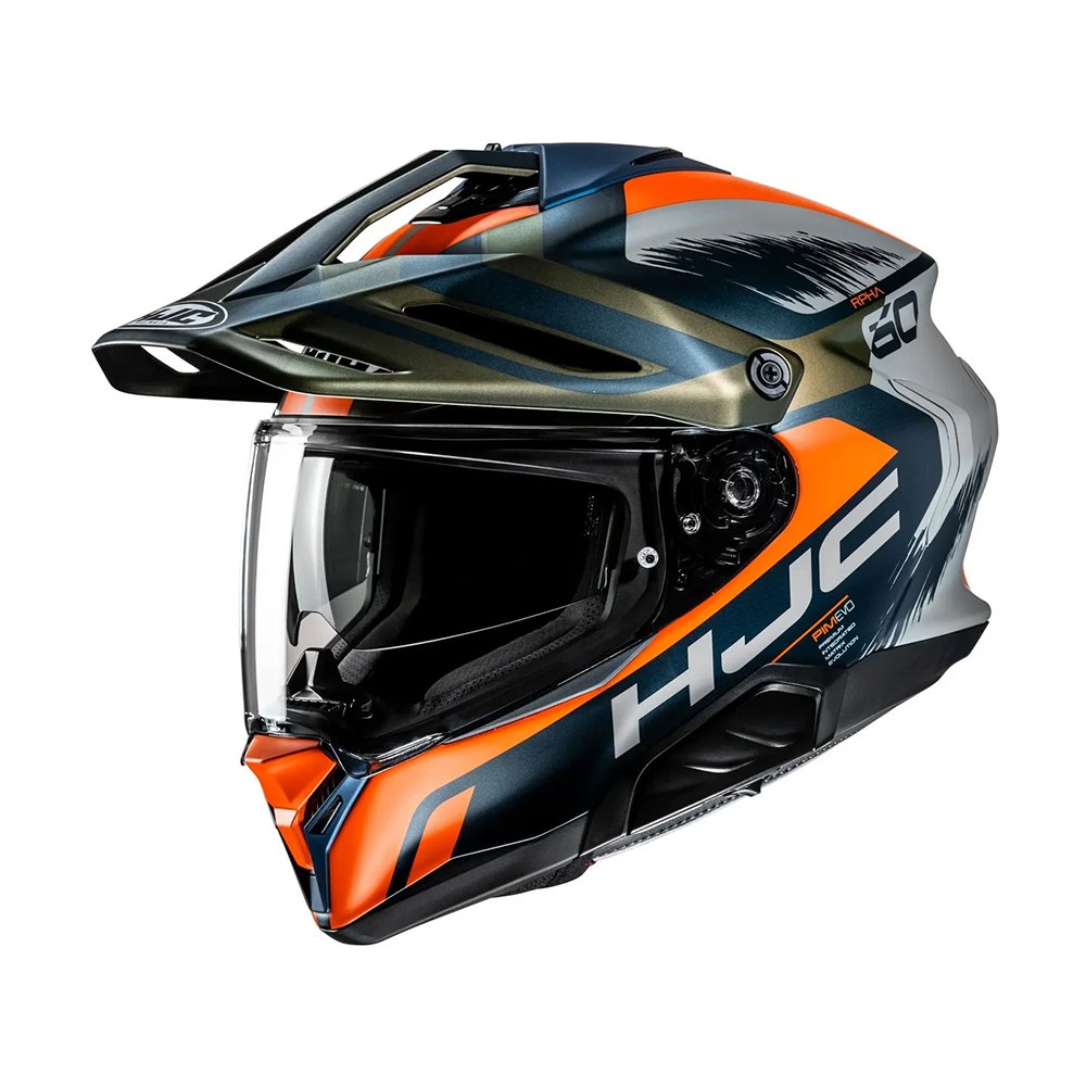 HJC Capacete Rpha 60 Quid Azu Laran Verde Cinza Fosc 61
