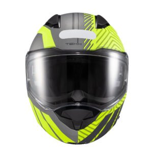 TEXX Capacete Escam Kratos Cyber Cinz Verd Fosc 61 - Unid