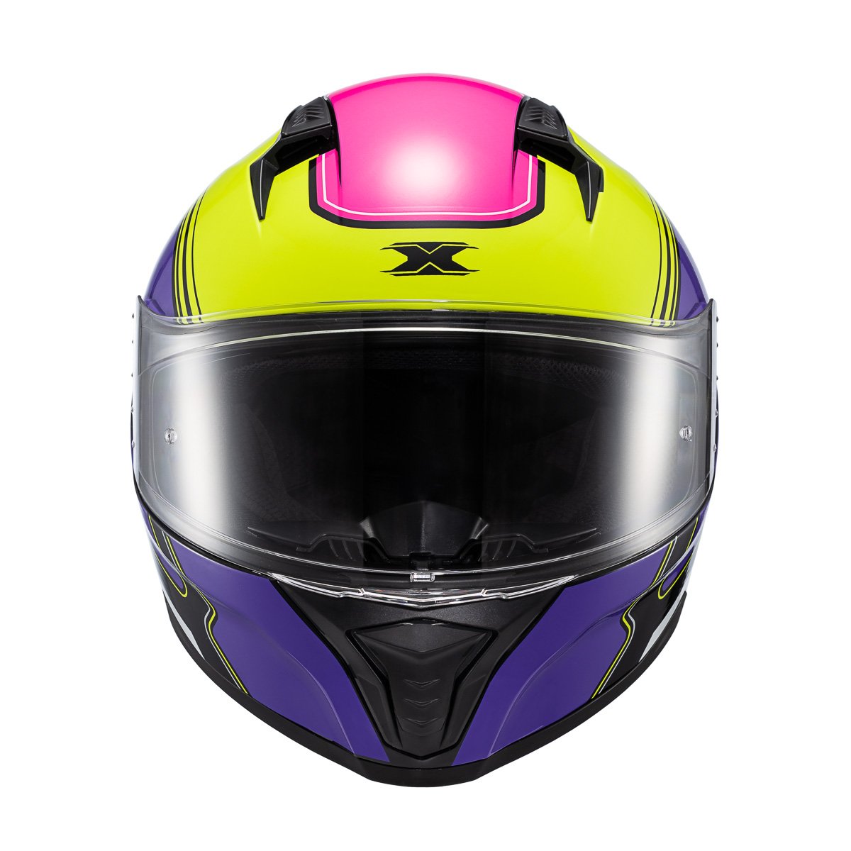 TEXX Capacete Fecha Raptor HORNET Verd Rox 56 - Unid
