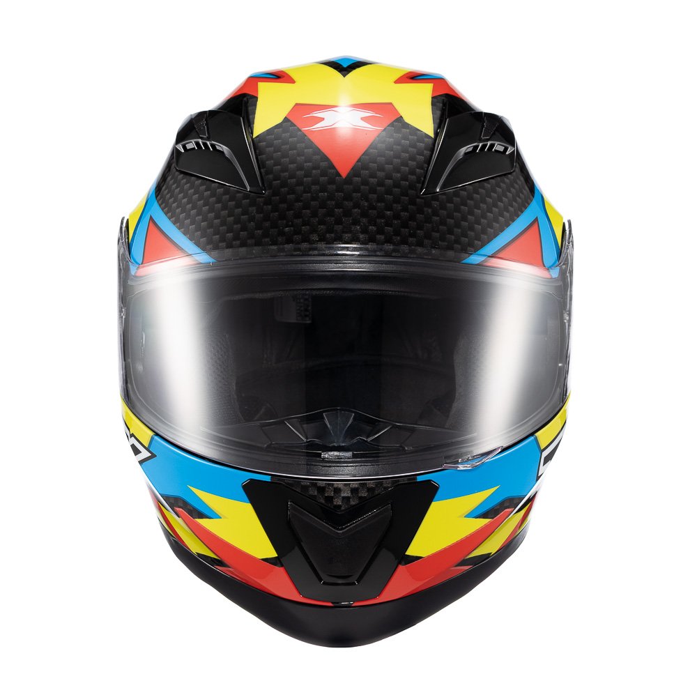 TEXX Capacete Strike Ride Azu Verd Verm Pret 60 - Unid