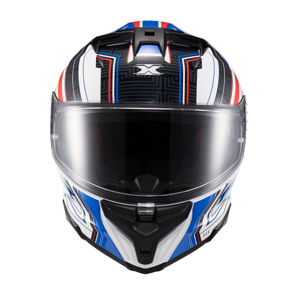 TEXX Capacete Fecha Kaiman Flag Usa Bril 58 - Unid