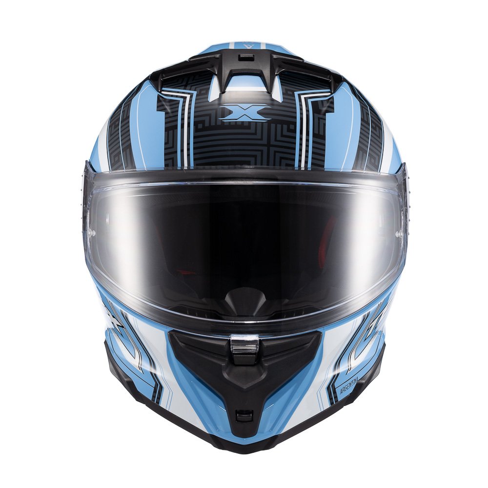 TEXX Capacete Fecha Kaiman Flag Argentina Bril 56 - Unid