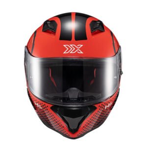 TEXX Capacete Fechado HUNTER Draco Preto Verm e 56 - Unid