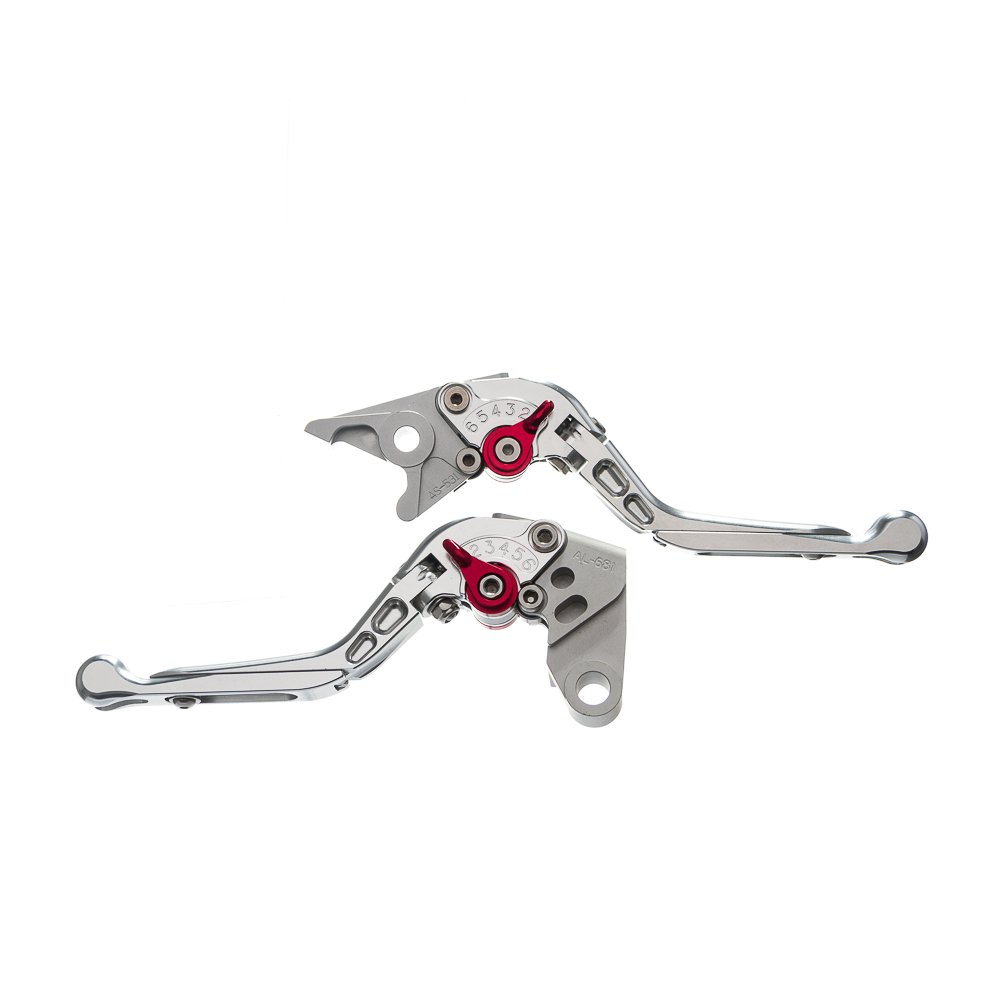 Manete X Moto Super Bike com 3/4DEDOS Prata Ka - Kit